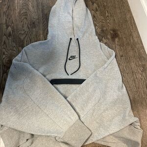 Nike Light Gray Pullover Hoodie